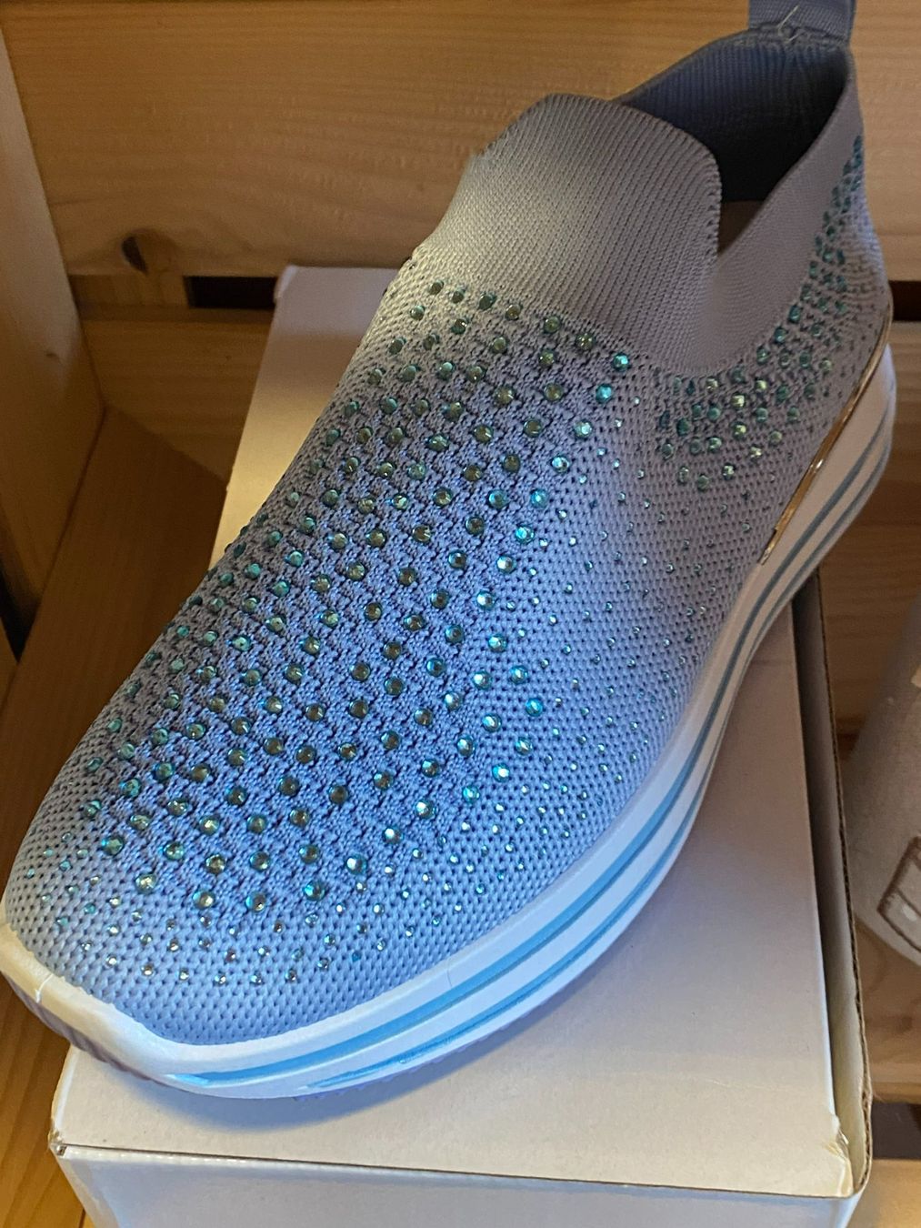 Scarpe da donna: SNEAKER SCHUHE DAMEN,HELLBLAU – Nuovo e nell'imballaggio originale da Meienried venduto da ManuelaBoutique 3