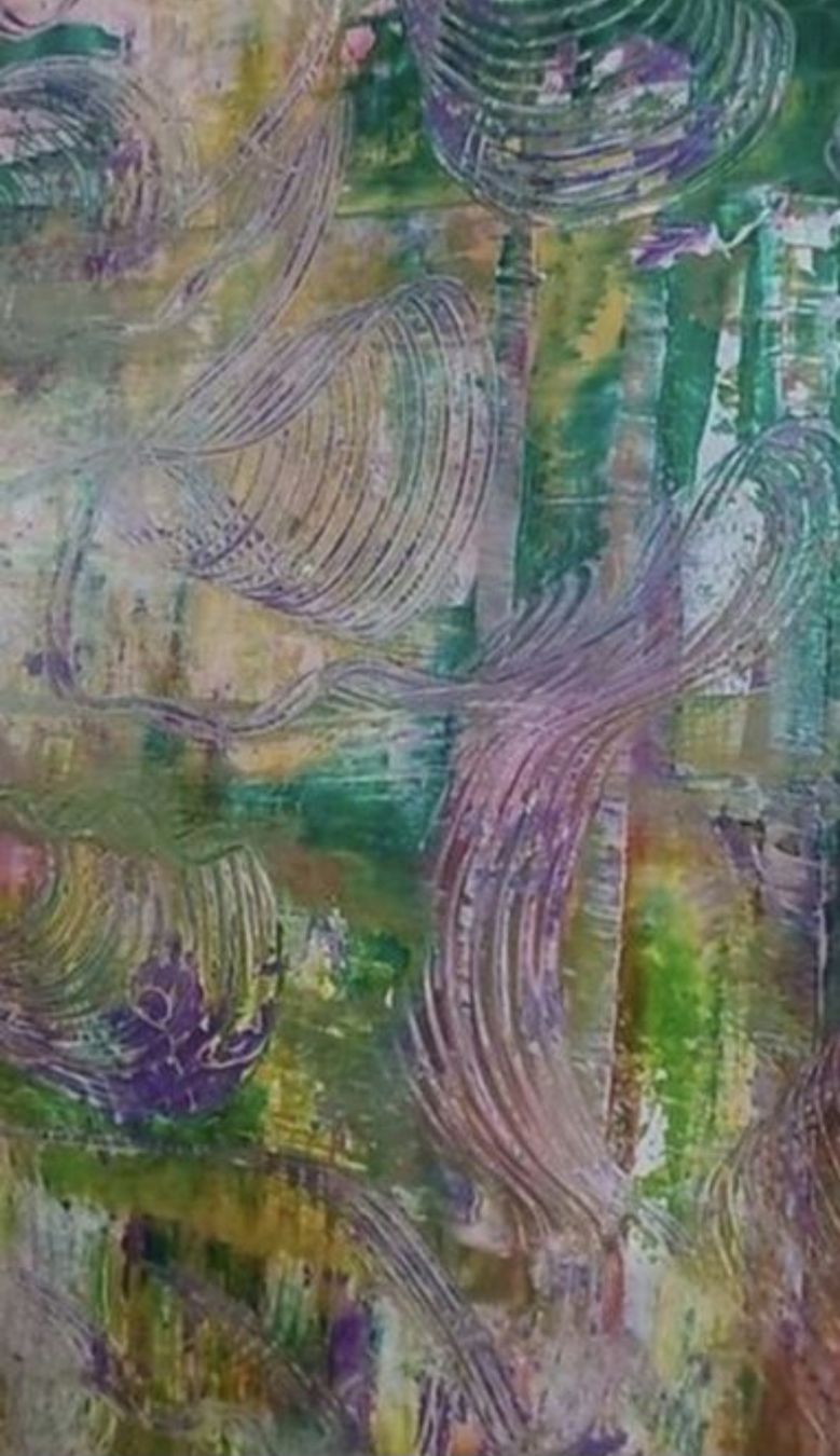 Gemälde: Gemälde, farbenfroh" handmade 100×100 – Neu (gemäss Beschreibung) aus Riehen von Steinbock1970 3