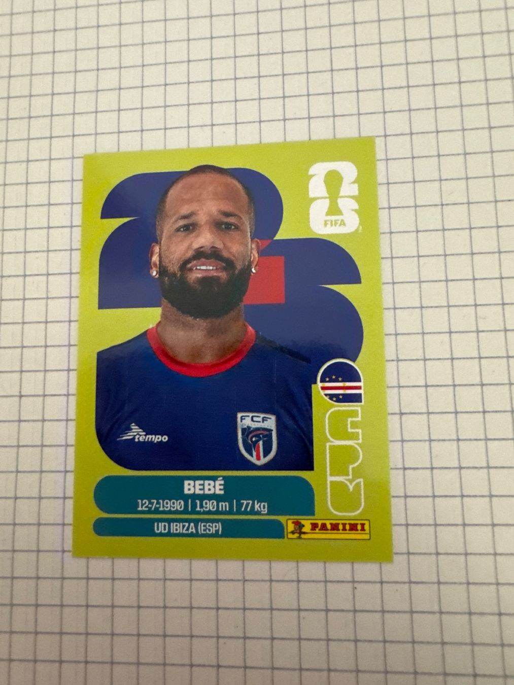 Panini Sammelbilder & Trading cards: Panini Sticker WM 2026, CPV 20 Bebe – Neu (gemäss Beschreibung) aus Winterthur von mathis-spielsteine