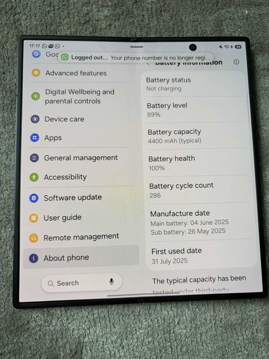 Samsung Portables: Galaxy Z Fold 7 512GB – Neuf (Voir description) à Cologny par sab_xh7v 1