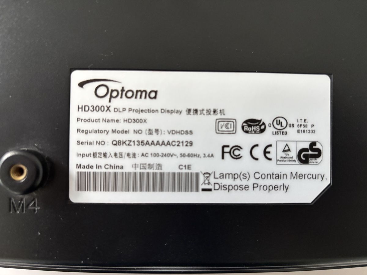 Proiettori: Optoma HD300X DLP Projektor – Usato da Gebenstorf venduto da jam007 5