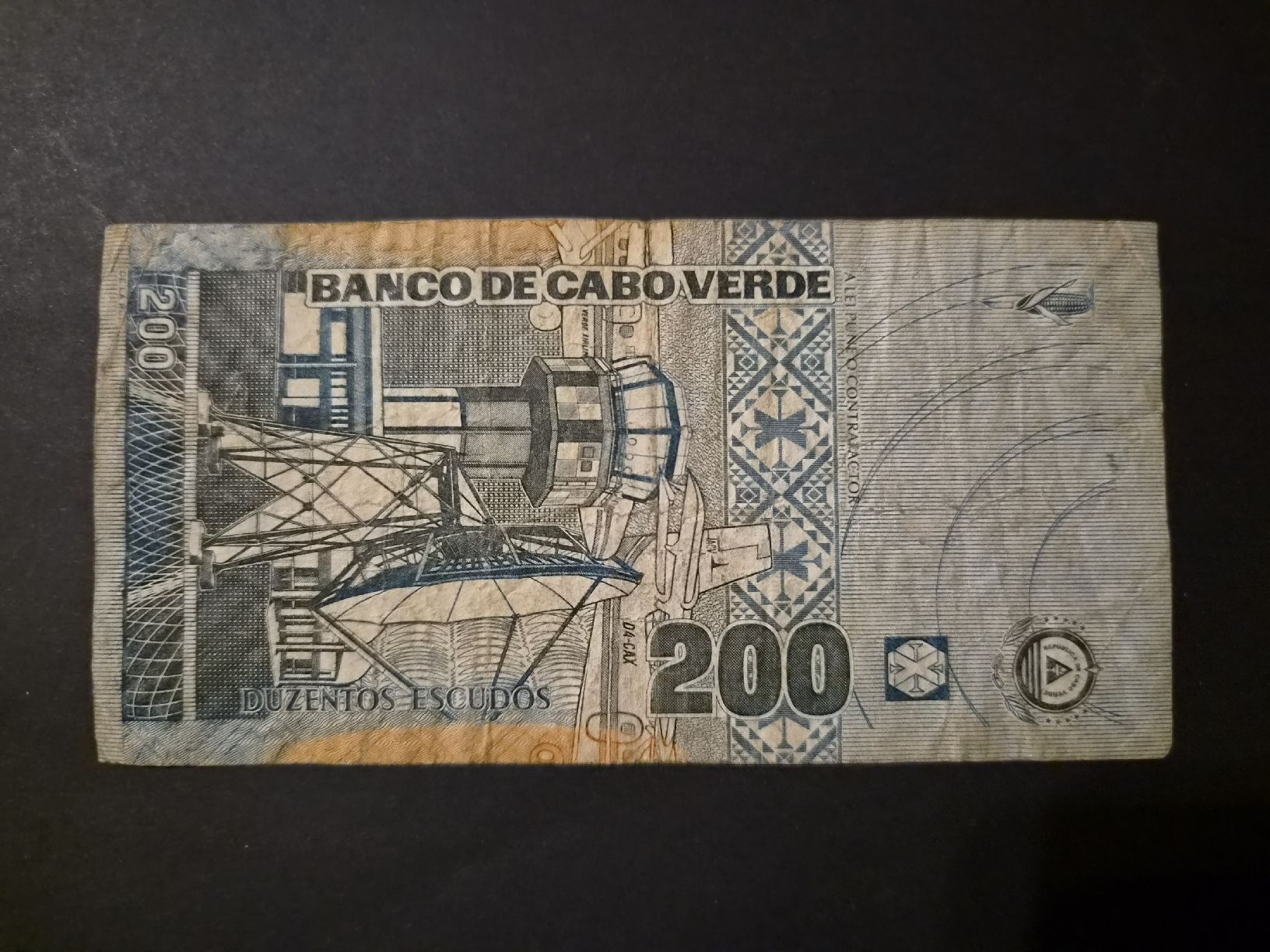 Banknoten: Cap Vert 200 escudos 2005 P68 – Gebraucht aus Versoix von rucio 1
