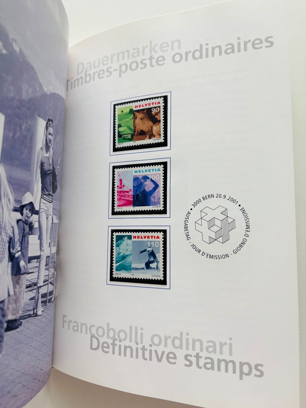 Alle Briefmarken: 2001 Jahrbuch Schweizer Briefmarken postfrisch ** Kat. 120.- – Neu und originalverpackt aus Müswangen von buyin 3