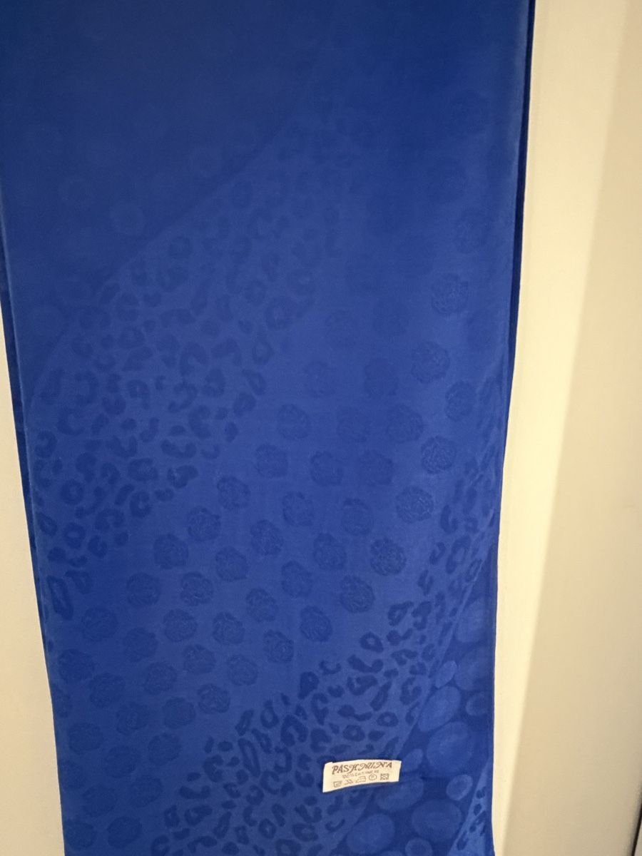 Foulard & Sciarpe: Pashmina Scarf 100% Cashmere Blue Patterned New – Nuovo e nell'imballaggio originale da Buttikon SZ venduto da trz_6ht8 3