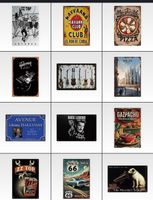 50 plaques vintage  lot