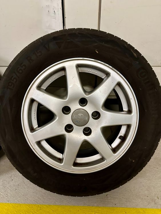 Kompletträder Alu 196/65 R15 Continental Octavia Sommerpneus (Gebraucht ...