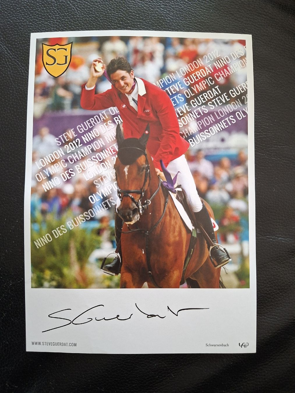 Autografi: Steve Guerdat Olympiasieger 2012 Autogramm – Usato da Thun venduto da wuschu