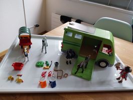 Playmobil Pferdetransporter mit kleiner Kutsche