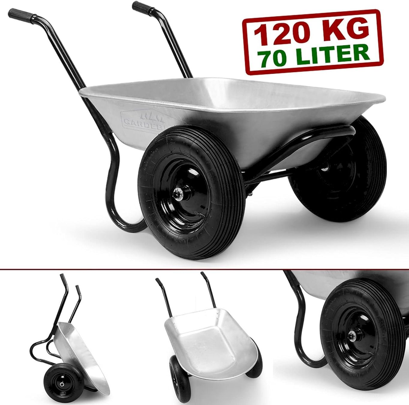 Schubkarren: Gardebruk Schubkarre 150kg – Neu und originalverpackt aus Bottighofen von zaap 8