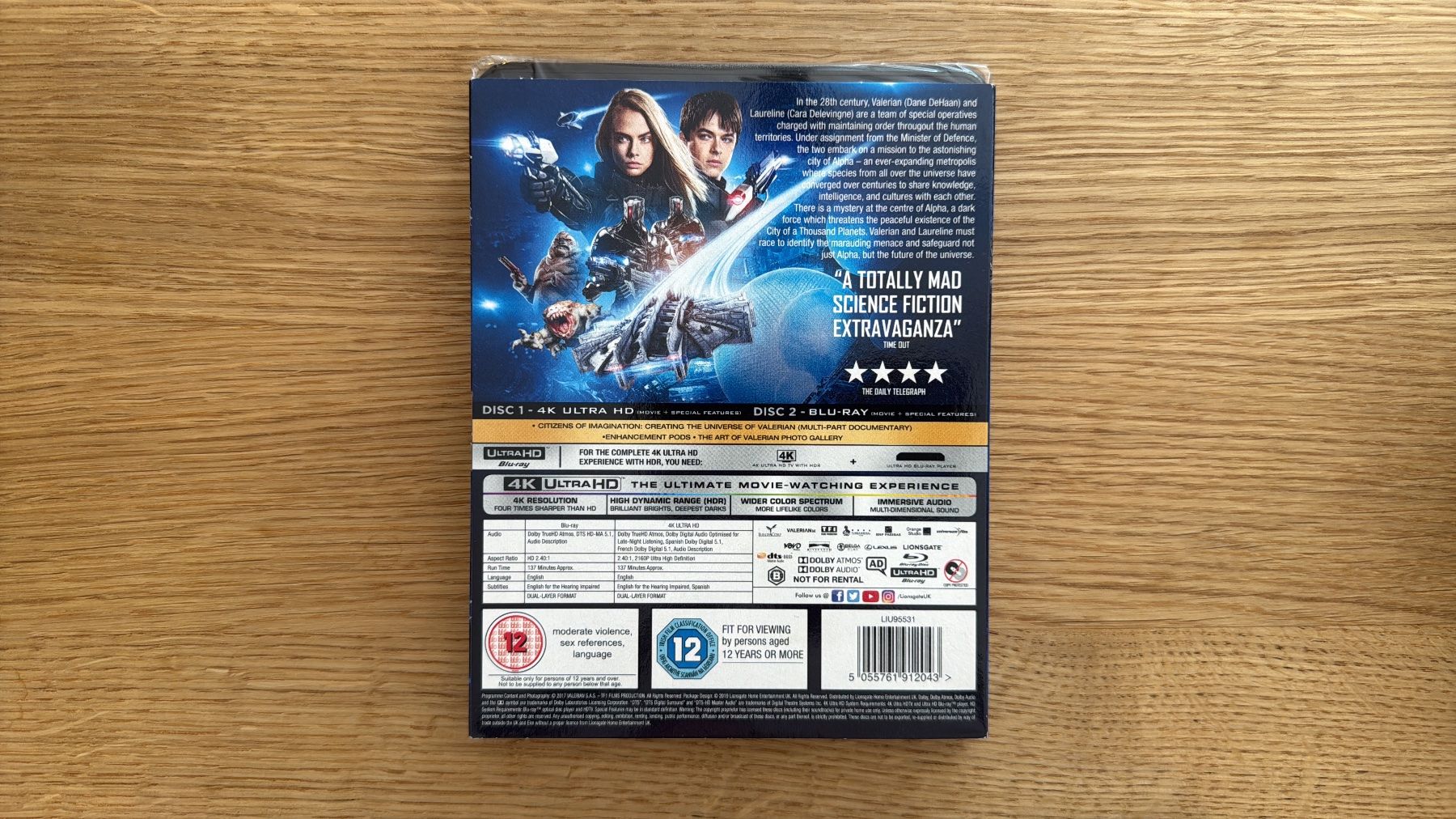 Tutti i DVDs: Valerian - 4K UHD Blu-Ray – Nuovo e nell'imballaggio originale da Wallisellen venduto da Art_Vendorlay 1