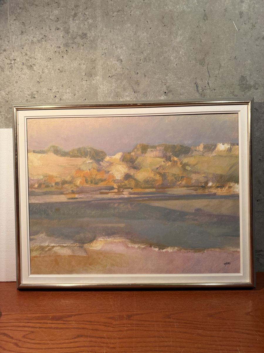 Dipinti: YOKI, EIGENTLICH EMILE AEBISCHER Serene View Painting – Usato da Lausanne venduto da artnouveau04 6