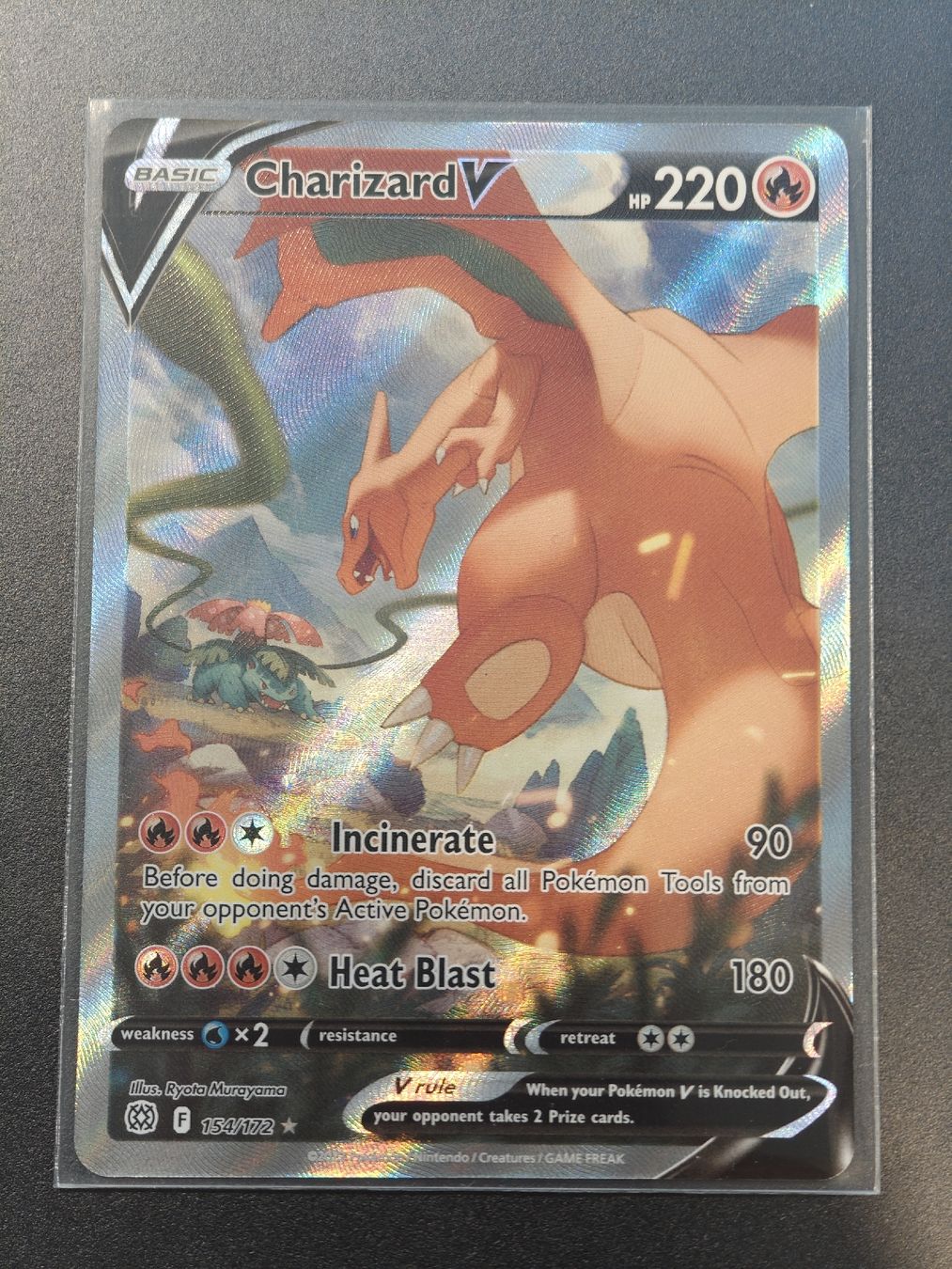 Pokémon Carte collezionabili: Charizard V 154/172 EN – Nuovo (secondo la descrizione) da Therwil venduto da Cordachu_Trade