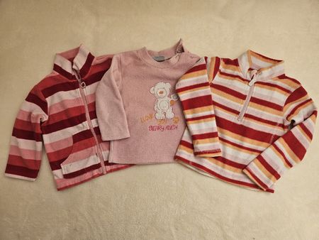 3er Ser Fleece Jacken zum Austragen Gr. 86