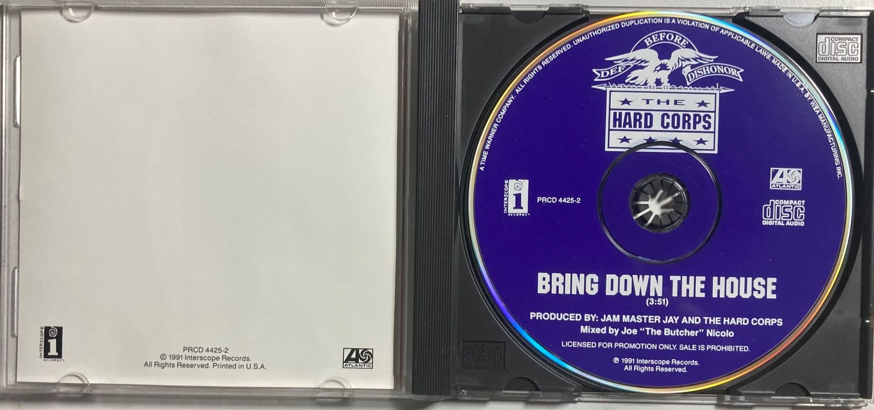 CD: THE HARD CORPS - BRING DOWN THE HOUSE – Usato da Poliez-Pittet venduto da Newtown-Records 2