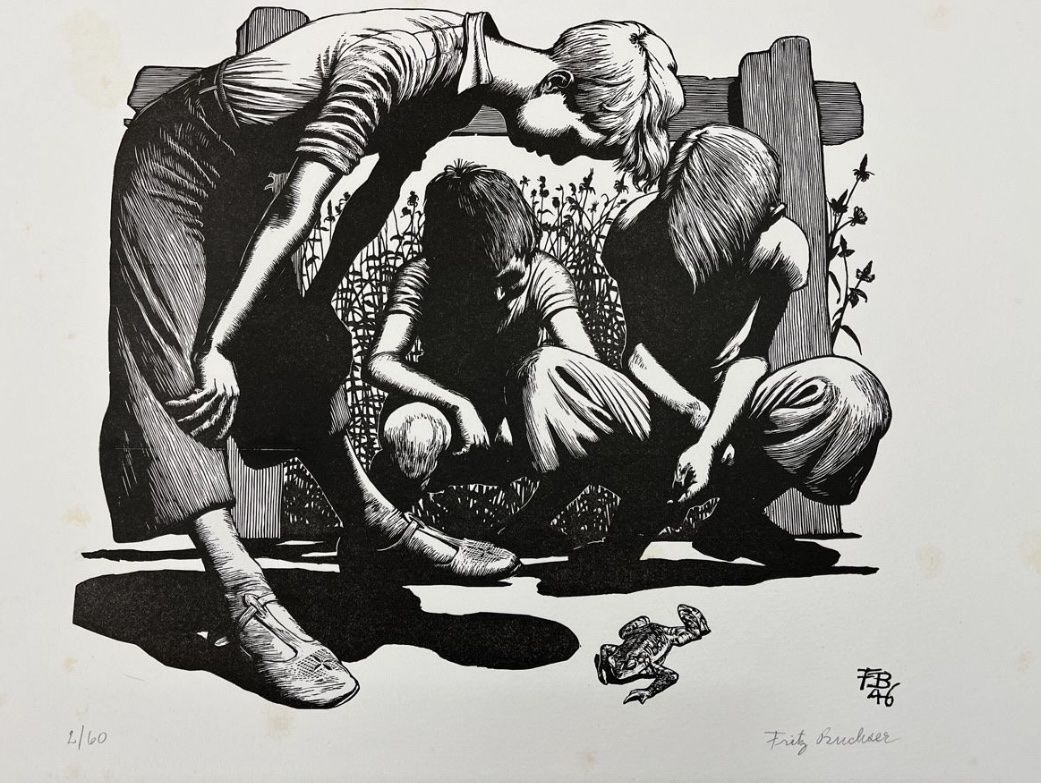 Grafica & Litografie: Fritz Buchser, handsigniert, nummeriert – Usato da Rain venduto da Pic-Ass
