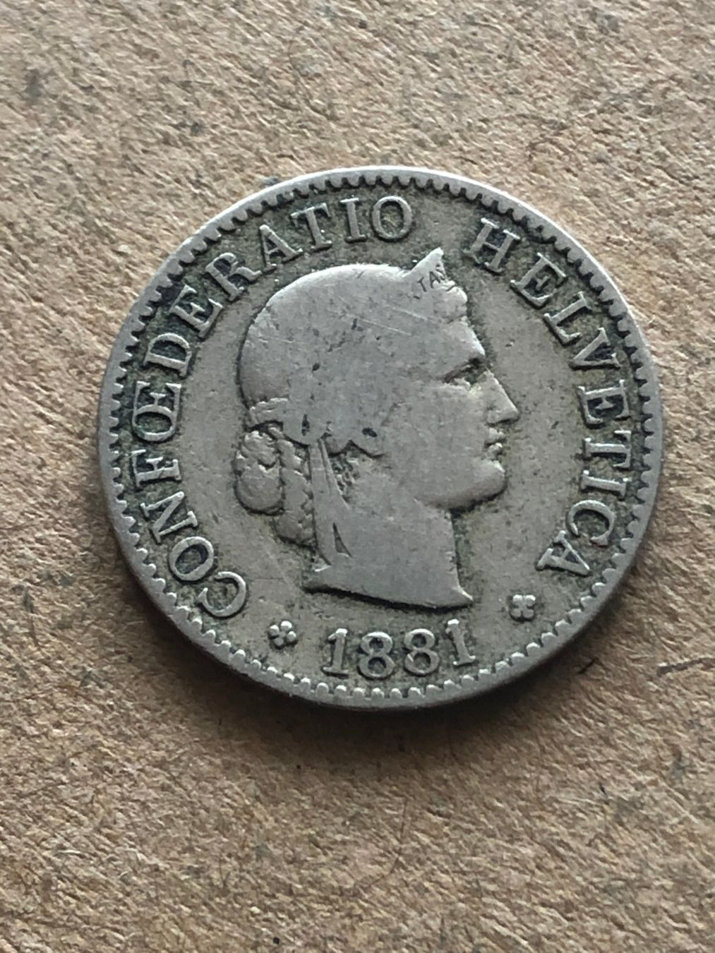 Toutes les monnaies: 5 Rp. 1881 – D'occasion à Schötz par Odpa