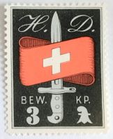 Soldatenmarke 2.WK, HD Bewachungs Kp 3 BS, Wi HD-Bew 10