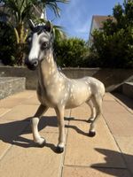 Antike Pferde Figur aus Keramik, Vintage Deko, Top!