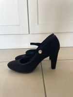 Escarpins noirs chic Éram style vintage – Taille 38