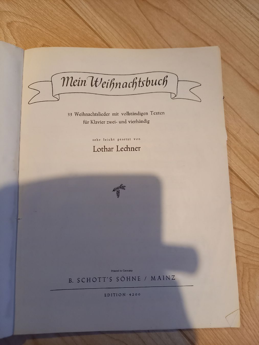 Libri: Mein Weihnachtsbuch, Klavier, Lothar Lechner – Usato da Muttenz venduto da Chipsy2009 1