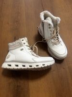 Rieker Sneaker Leder Weiss Gr. 39 gefüttert MemoSoft