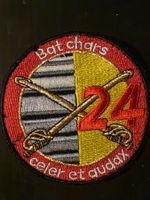 Panzer Abzeichen Badge bat chars 24 Rot