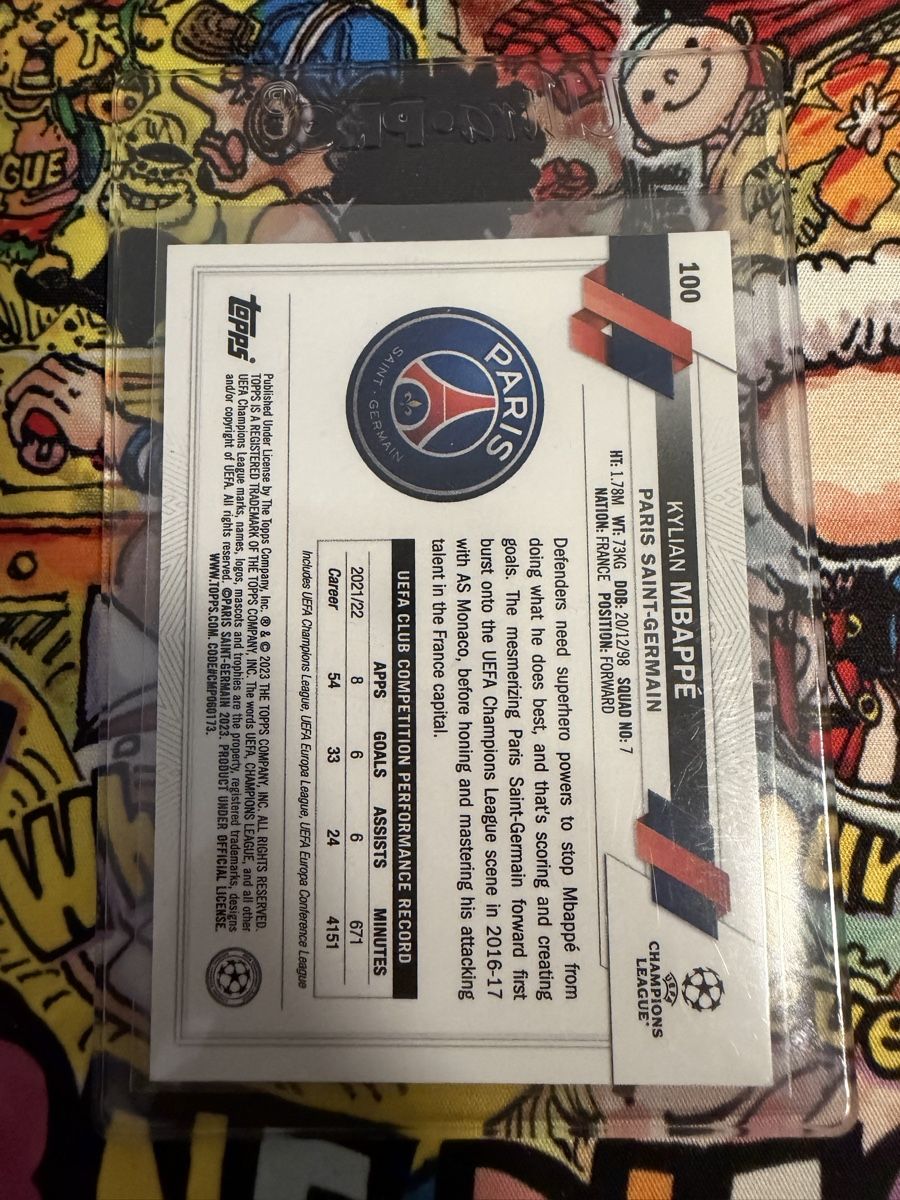 Topps Sammelbilder & Trading cards: Mbappe topps chrome – Gebraucht aus S. Antonino von Mc2495 1