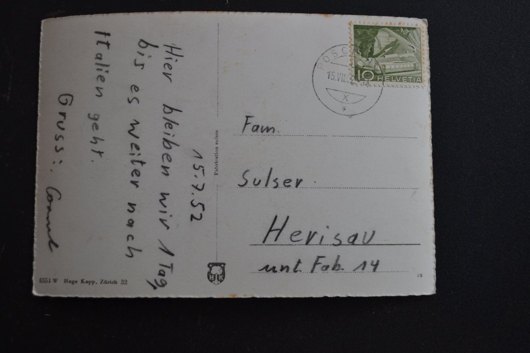 Cartoline postali: AK Poschiavo GR – Usato da Beinwil am See venduto da kajak55 1