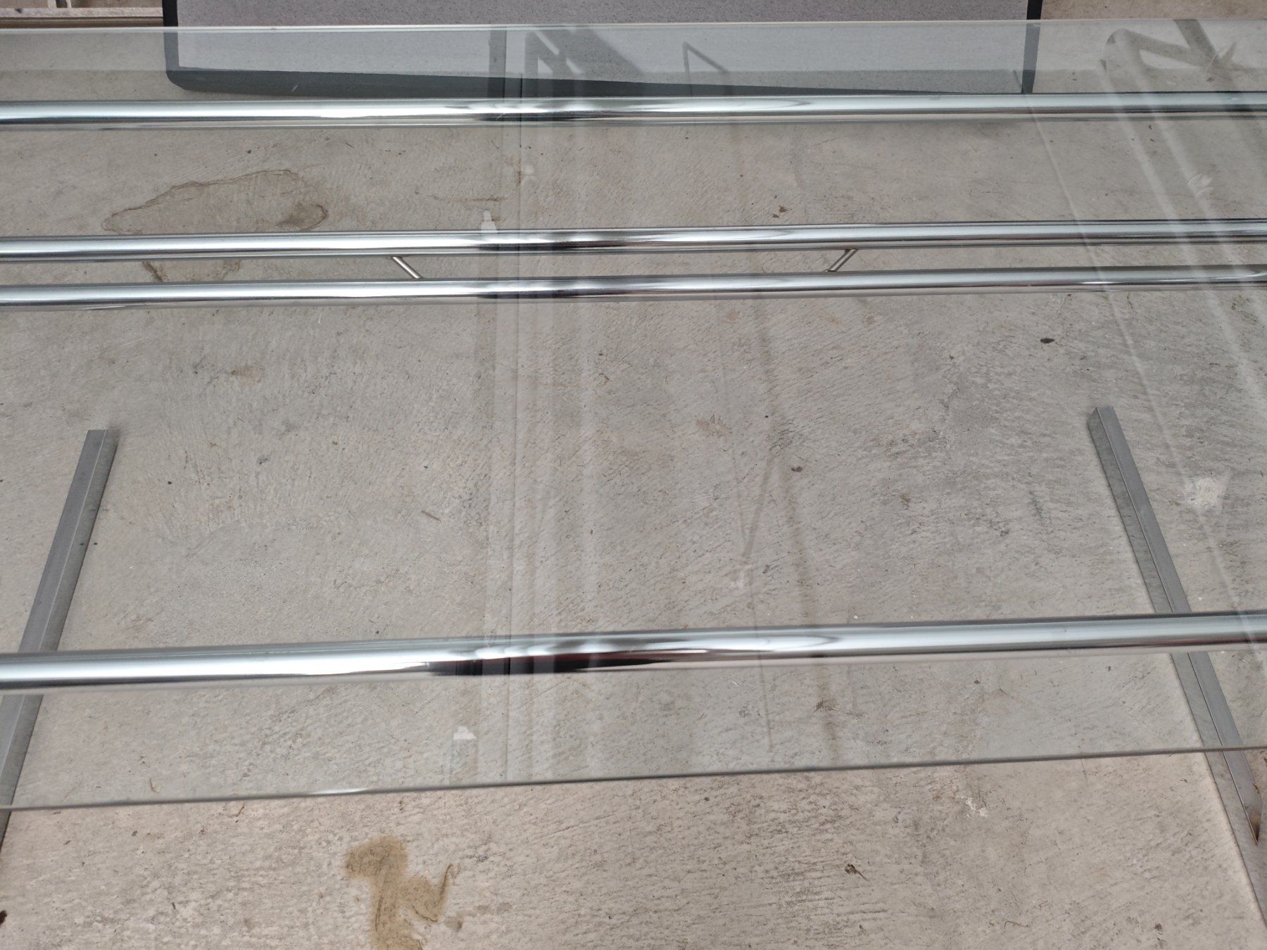 Tavoli: Designer Glastisch mit Chromgestell – Usato da Dübendorf venduto da tho_v2cs 3