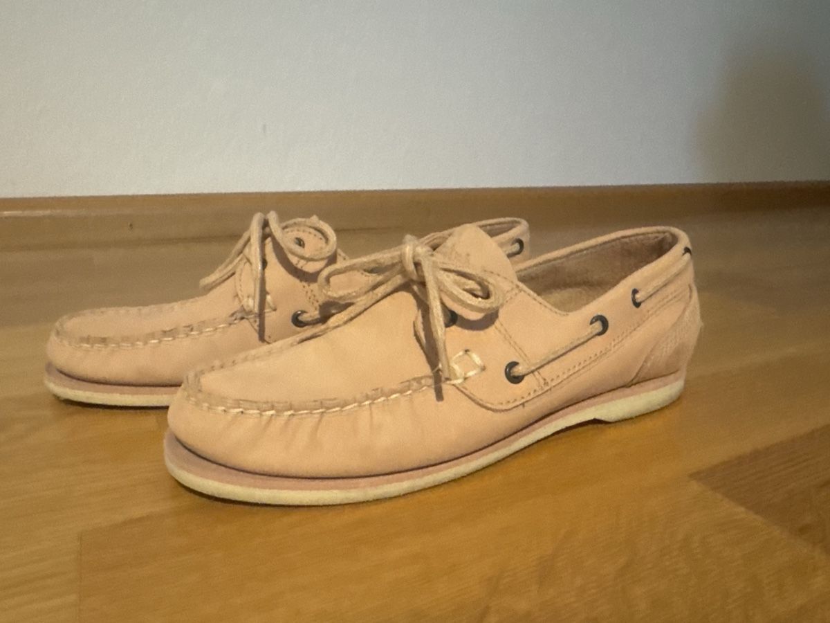 Timberland Scarpe da donna: Timberland Bootsschuhe - Größe EU 39 - Zartrosa – Usato da Basel venduto da ana_2wwg 1