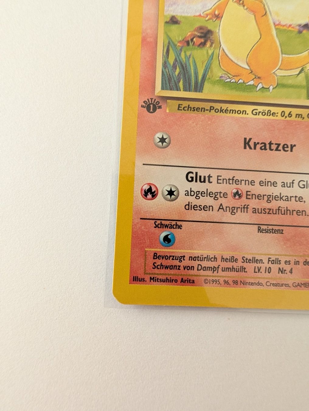 Pokémon Carte collezionabili: Glumanda, 1.Edition DE, Base Set, Boosterfrisch – Nuovo (secondo la descrizione) da Stein am Rhein venduto da Denis.17 5