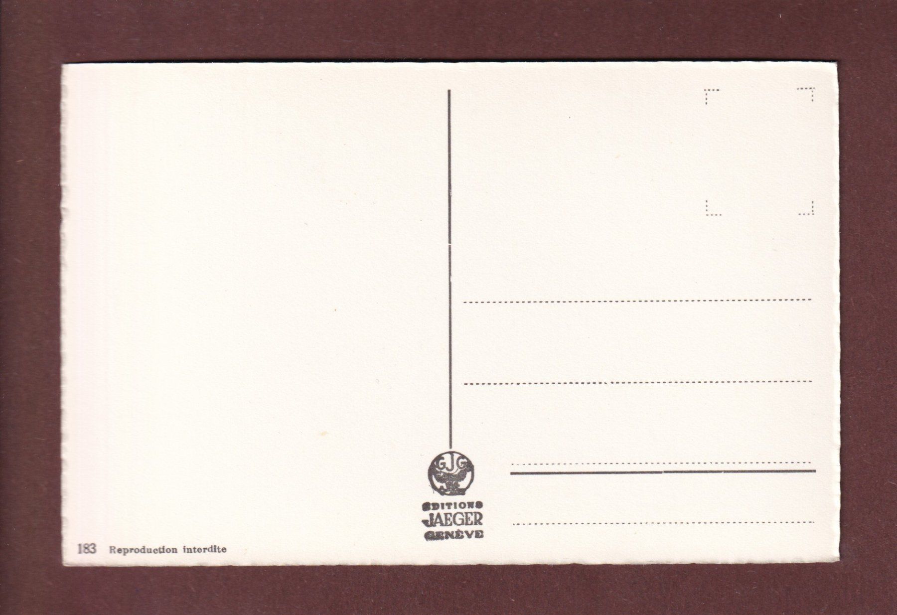 Ansichtskarten: Genève - CHÂTELAINE - 4 images – Gebraucht aus Pully von nicecards-shop 1
