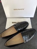 Brunate Loafer schwarz aus Leder Grösse 40 neuwertig