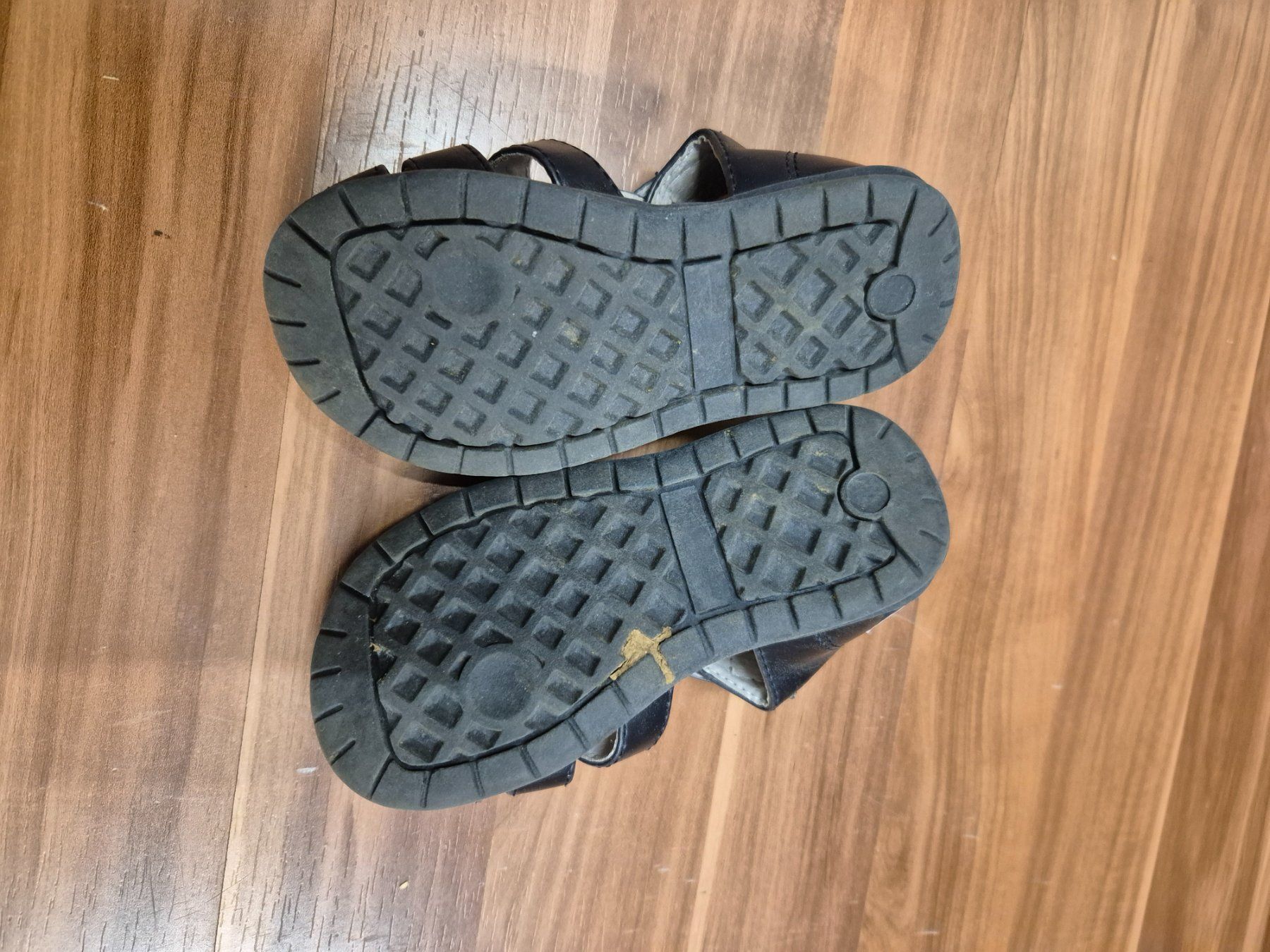 Schuhe für Jungen: Ledersandale dunkelblau, Grösse 22,  k1 – Gebraucht aus Schwarzenburg von flamingo1970 1