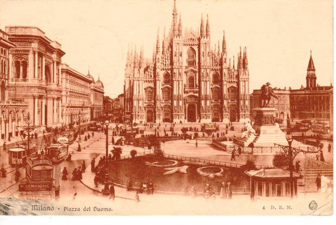 Cartoline postali: Milano mit Vignette  1906 – Usato da Wolhusen venduto da Curver9 1