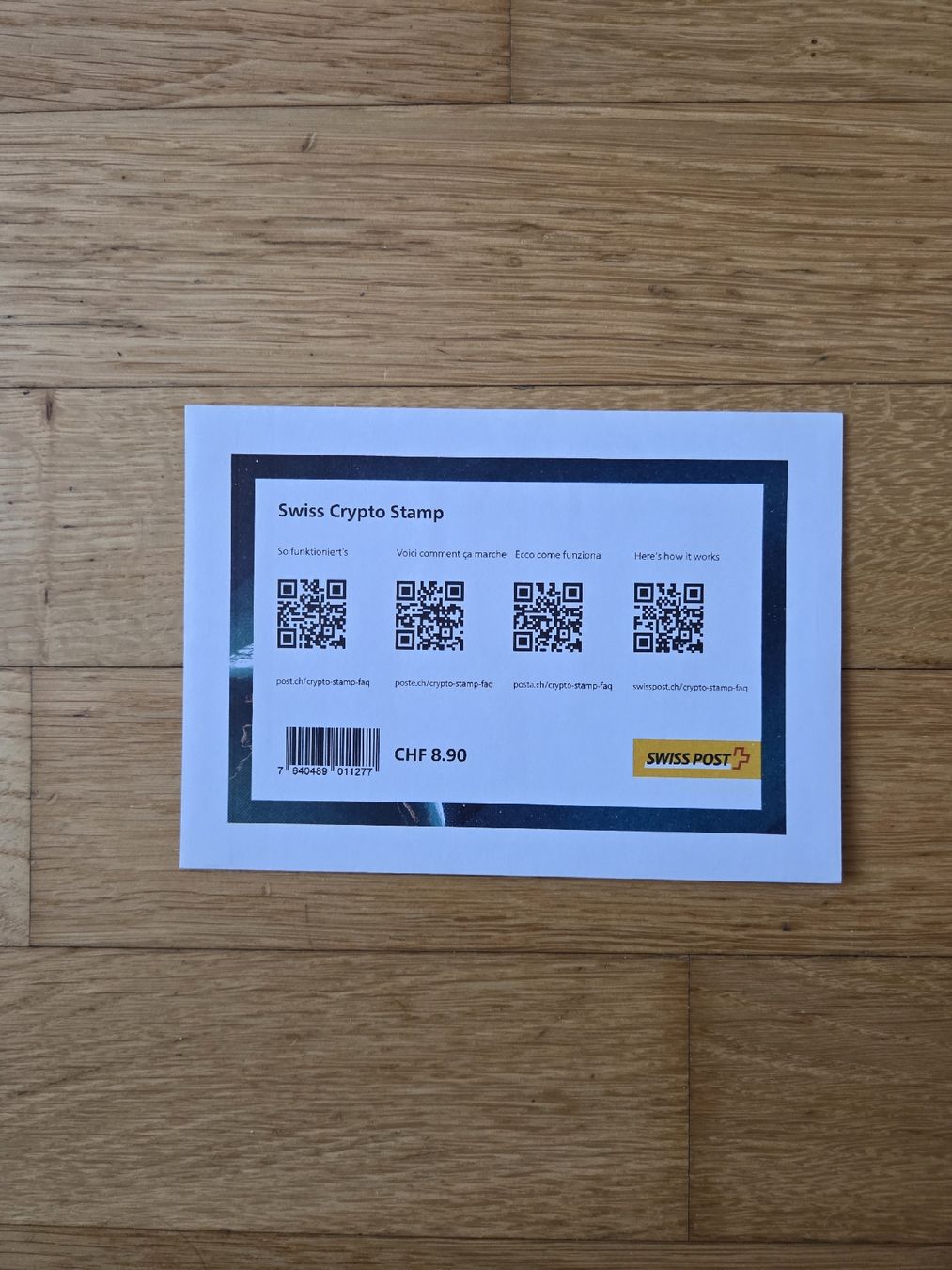 Tutti i francobolli: 5x Swiss Crypto Stamp 1.0 ungeöffnet – Nuovo e nell'imballaggio originale da Effretikon venduto da ale_lxm7 1