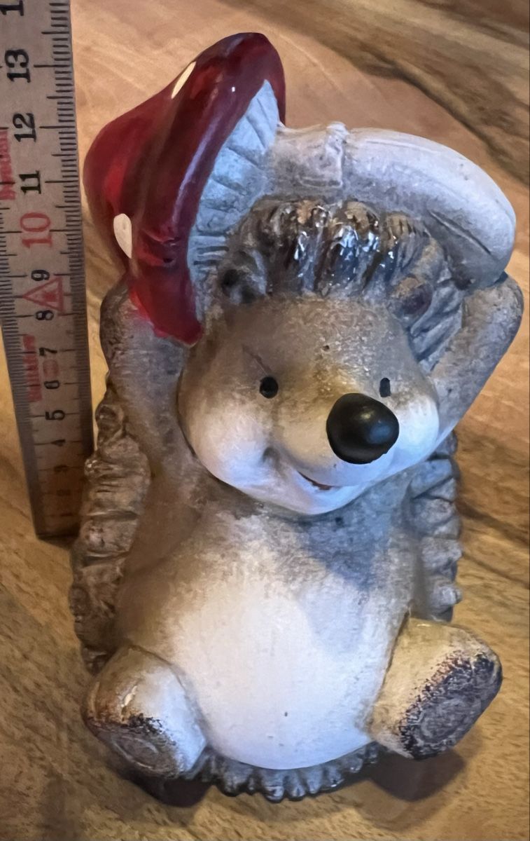 Tutte le decorazioni: Igel mit Pilz, süsse Herbstdeko – Usato da Derendingen venduto da Laubfleckerli 1