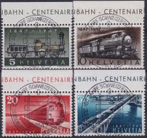 1947, 277-280 mit Ersttags-Vollstempel +TAB, 150.-+ LUXUS!