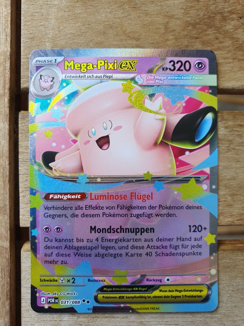 Pokémon Carte collezionabili: Mega Pixi EX 030/080 RR (DE) – Nuovo (secondo la descrizione) da Umiken venduto da Mr0o0ME