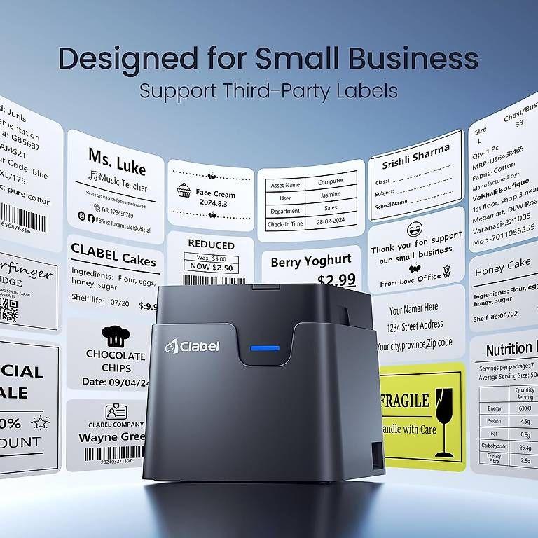 Stampanti: CLABEL 221D Bluetooth Etikettendrucker Thermo – Nuovo (secondo la descrizione) da Kreuzlingen venduto da Best-Deal-Oase 1