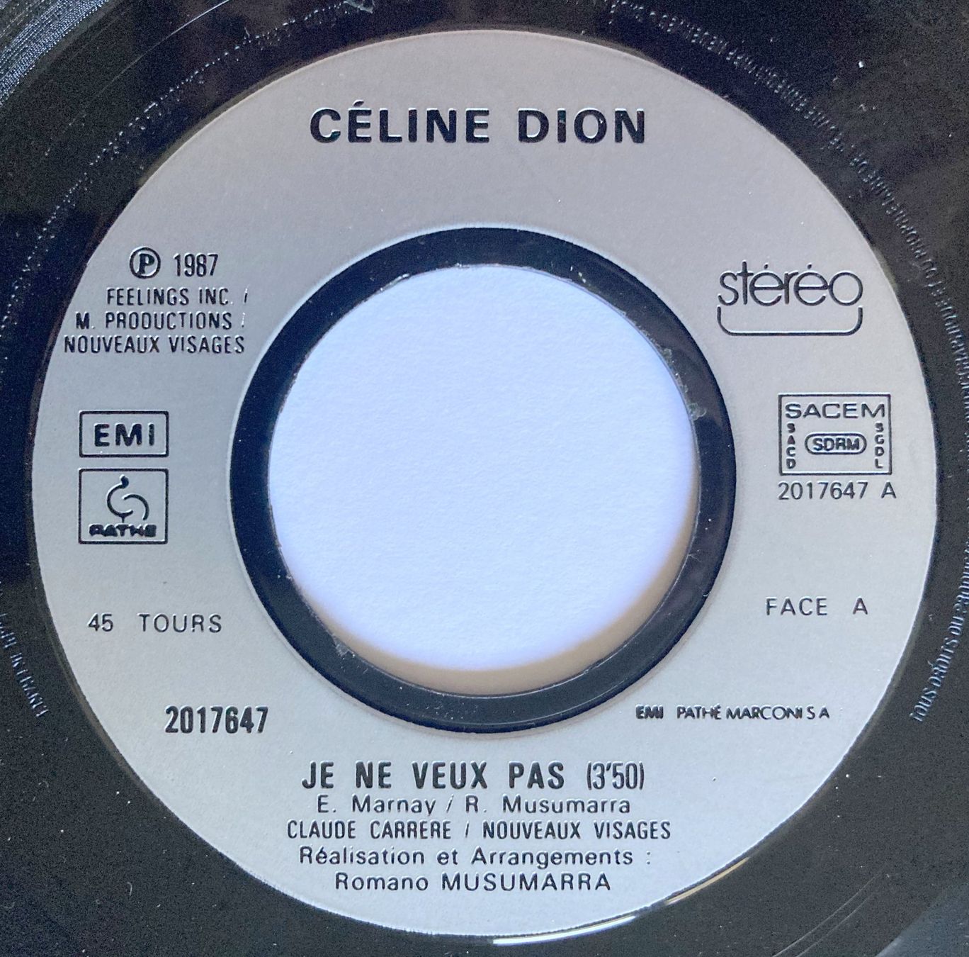 Dischi in vinile: CELINE DION - JE NE VEUX PAS – Usato da Bottens venduto da hotter-than-hell 2