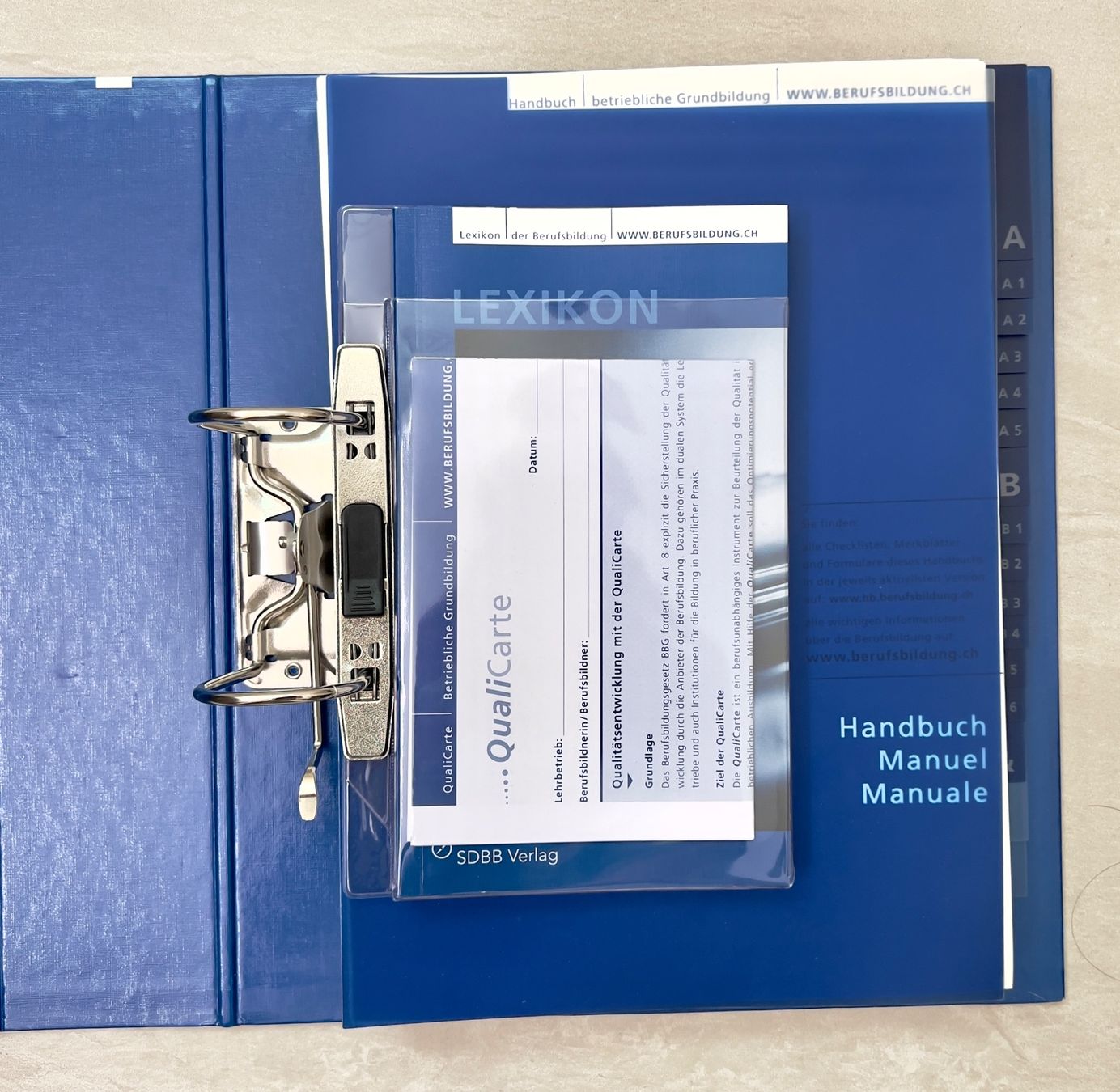 Classeurs: Handbuch Berufliche Grundbildung Ordner – D'occasion à Inwil par TheSwissEagle 1