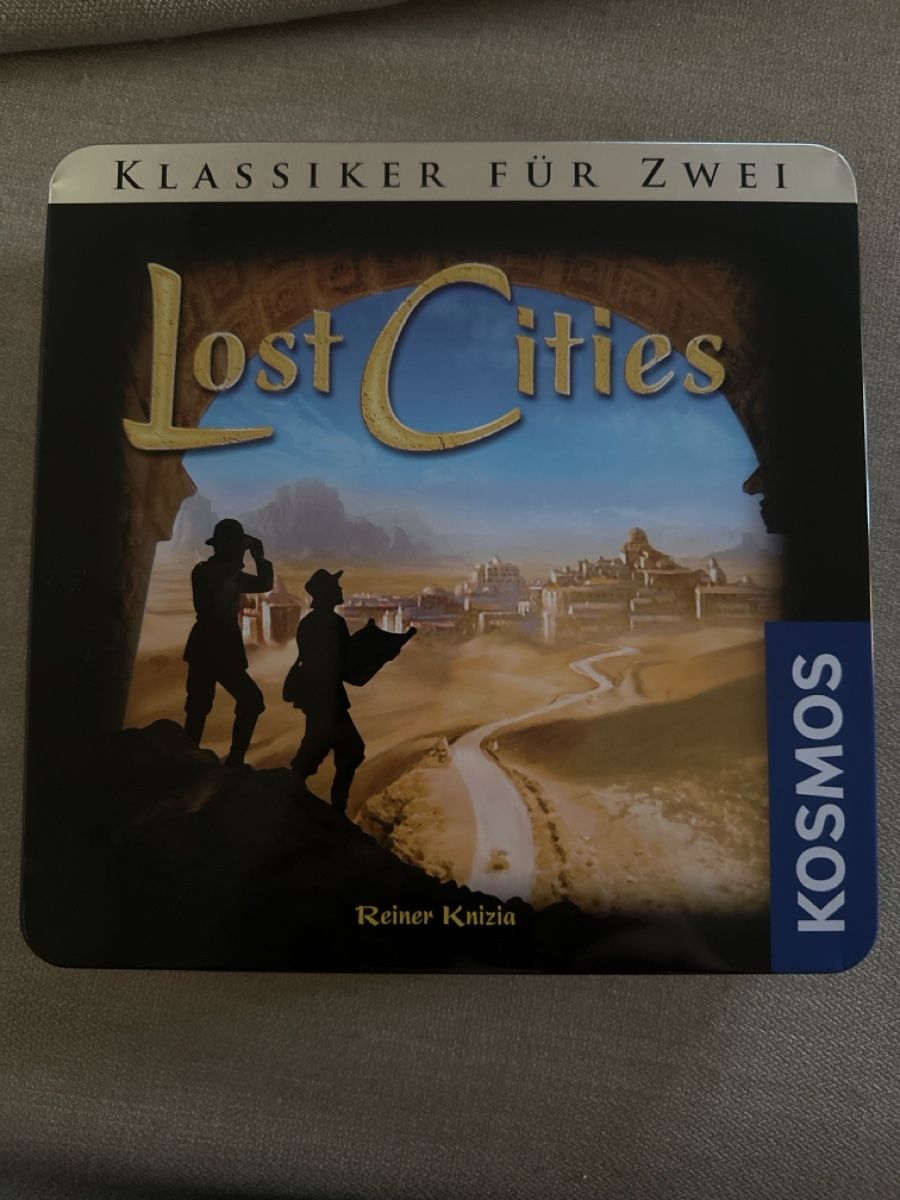 Kosmos Spiele: Lost Cities Brettspiel - Metallbox Edition – Gebraucht aus Volketswil von Shane.02
