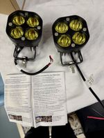 Gelbe LED Zusatzscheinwerfer/Nebelscheinwerfer, neu!