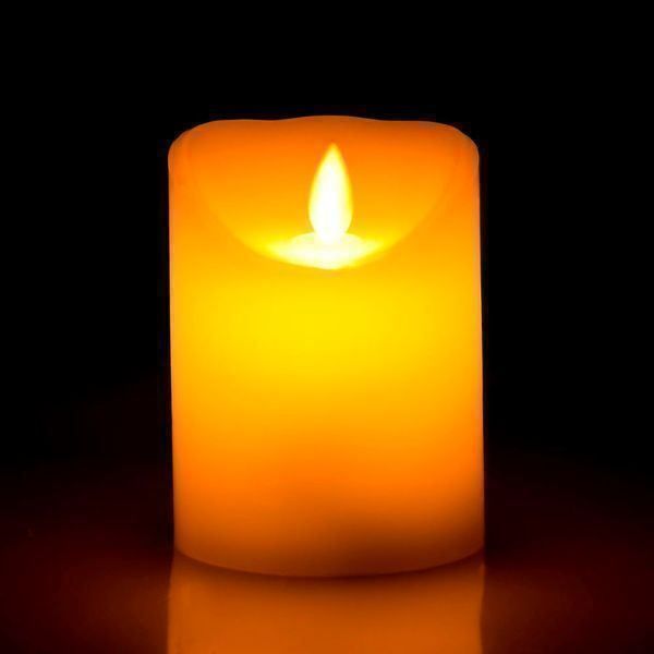 Candele: Echtwachskerze mit tanzender Flamme LED – Nuovo e nell'imballaggio originale da Diepoldsau venduto da preisparadies-ch 9