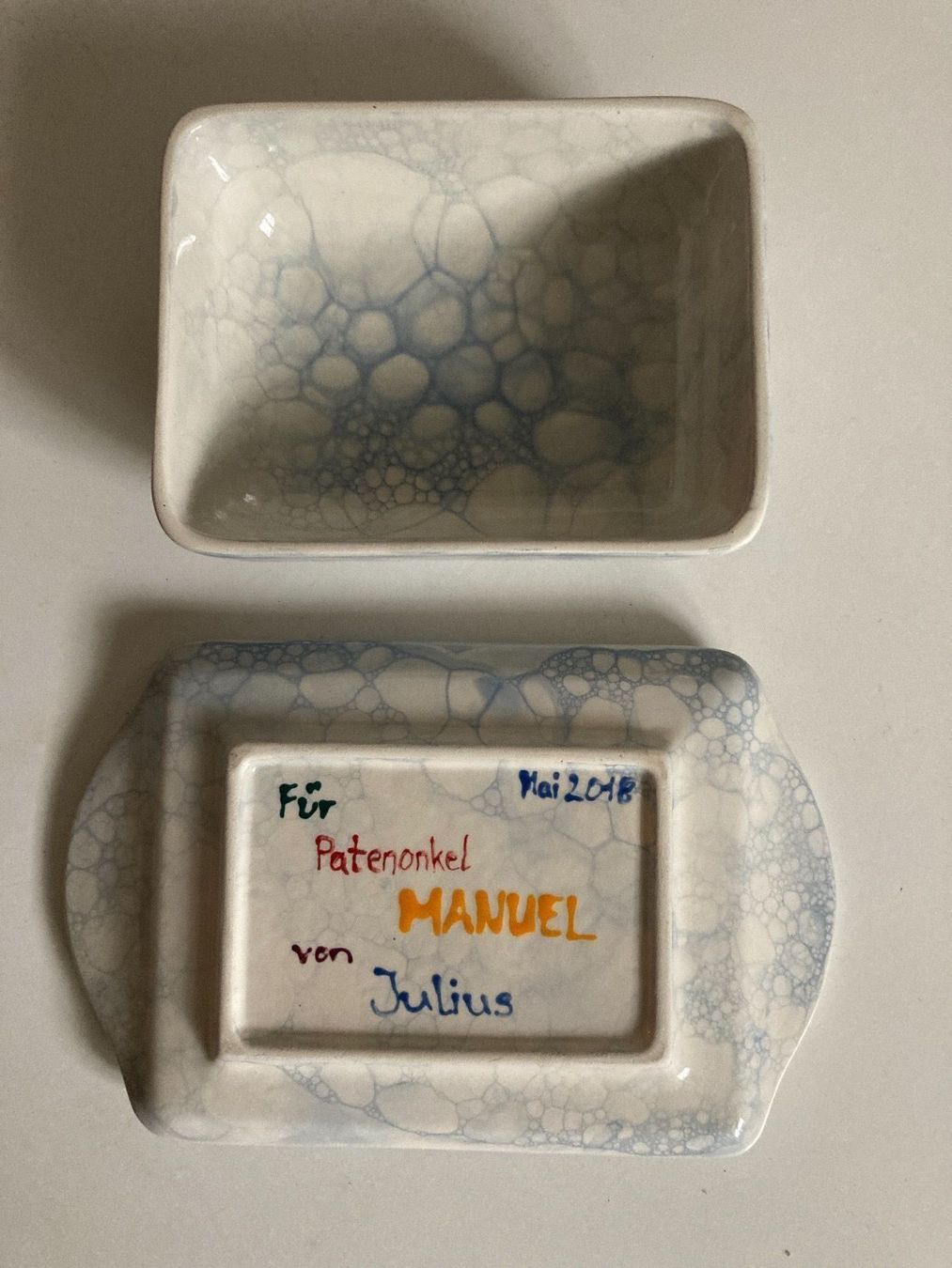 Plateaux: Schönes Butter - Plättchen mit Deckel – D'occasion à Zürich par Chaeffeler 2