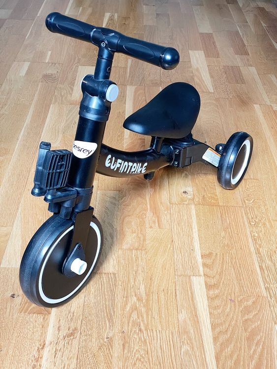 Deryan Wanderer 2in1 Laufrad - Verstellbares Kinderdreirad Ab 2-6 Jahre