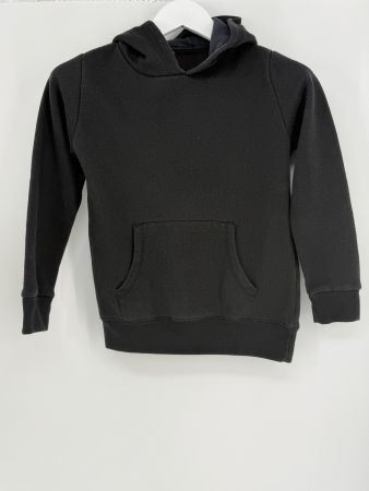Schwarzer Kapuzenpullover Gr. 134/ 140 von Y.F.K.