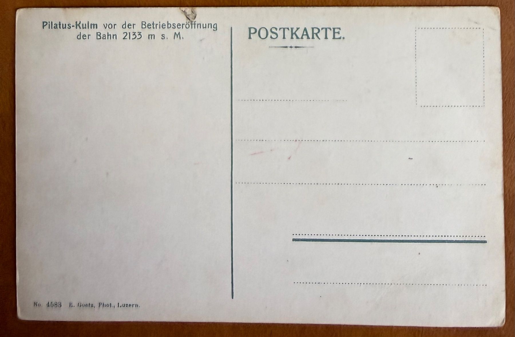Cartoline postali: Pilatus - Kulm - Animation - AK – Usato da Lutry venduto da Ediego 2