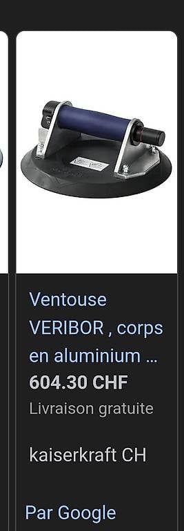 Tous les outils: Ventouse Veribor – D'occasion à Pully par cz39ans 3